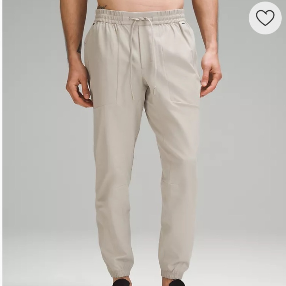 Lululemon License to Train Jogger Raw Linen Medium - 27 inseam